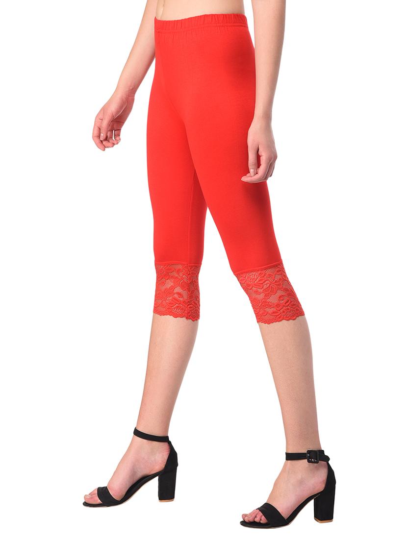 set of 2 multicolored solid leggings capri - 15258692 - Standard Image - 5