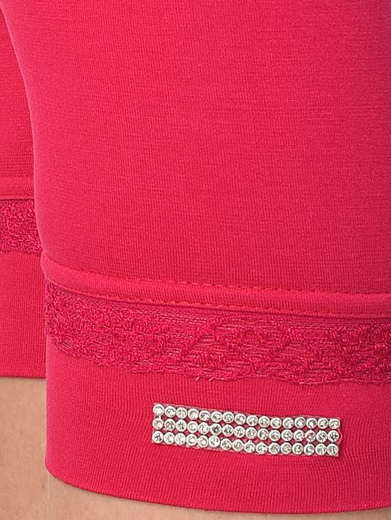 set of 2 multicolored solid leggings capri - 15258705 -  Standard Image - 8