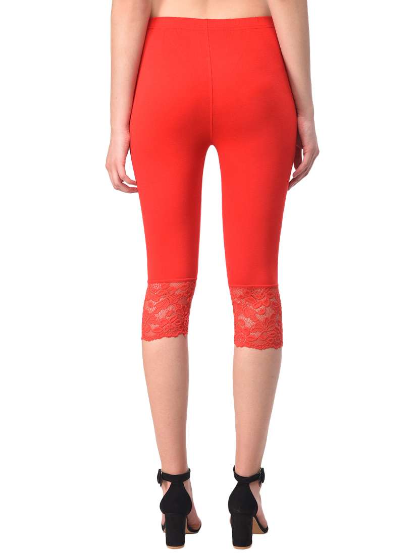 set of 2 multicolored solid leggings capri - 15258713 - Standard Image - 3