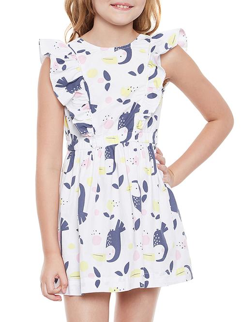 white cotton frock - 15260650 - Standard Image - 0