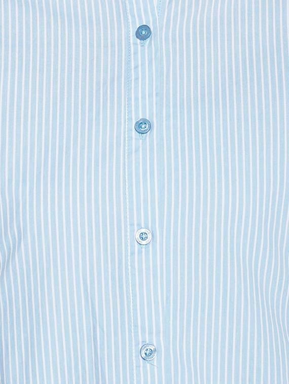 blue striped cotton shirt - 15260774 - Standard Image - 3