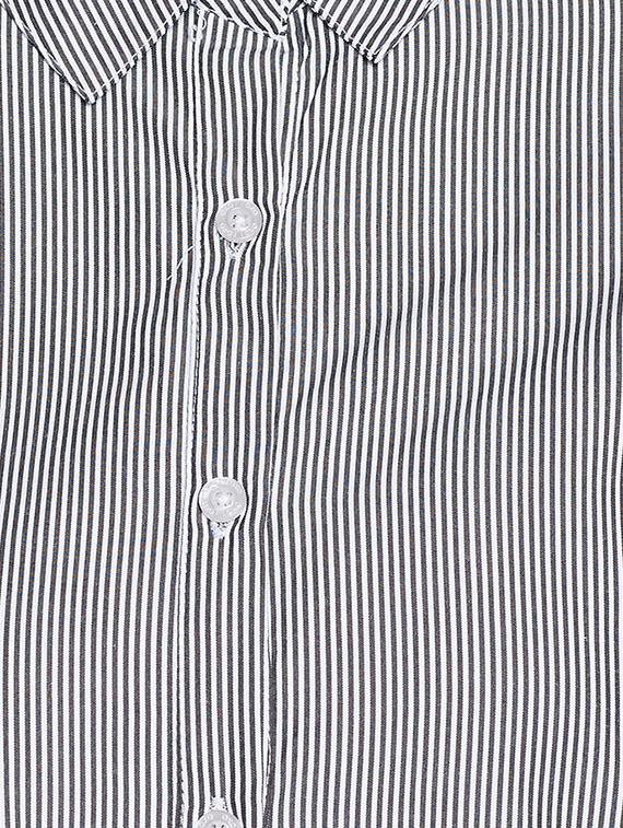 black striped cotton shirt - 15260775 - Standard Image - 3