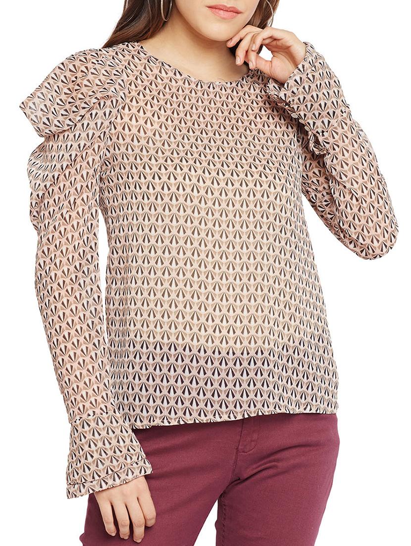 women's straight round neck top - 15260824 -  Zoom Image - 0