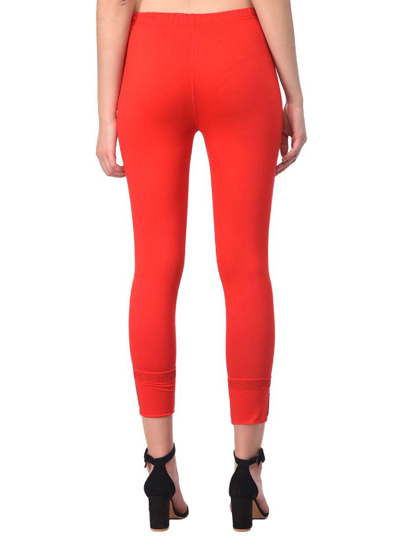 set of 2 multicolored solid leggings - 15260907 -  Standard Image - 3