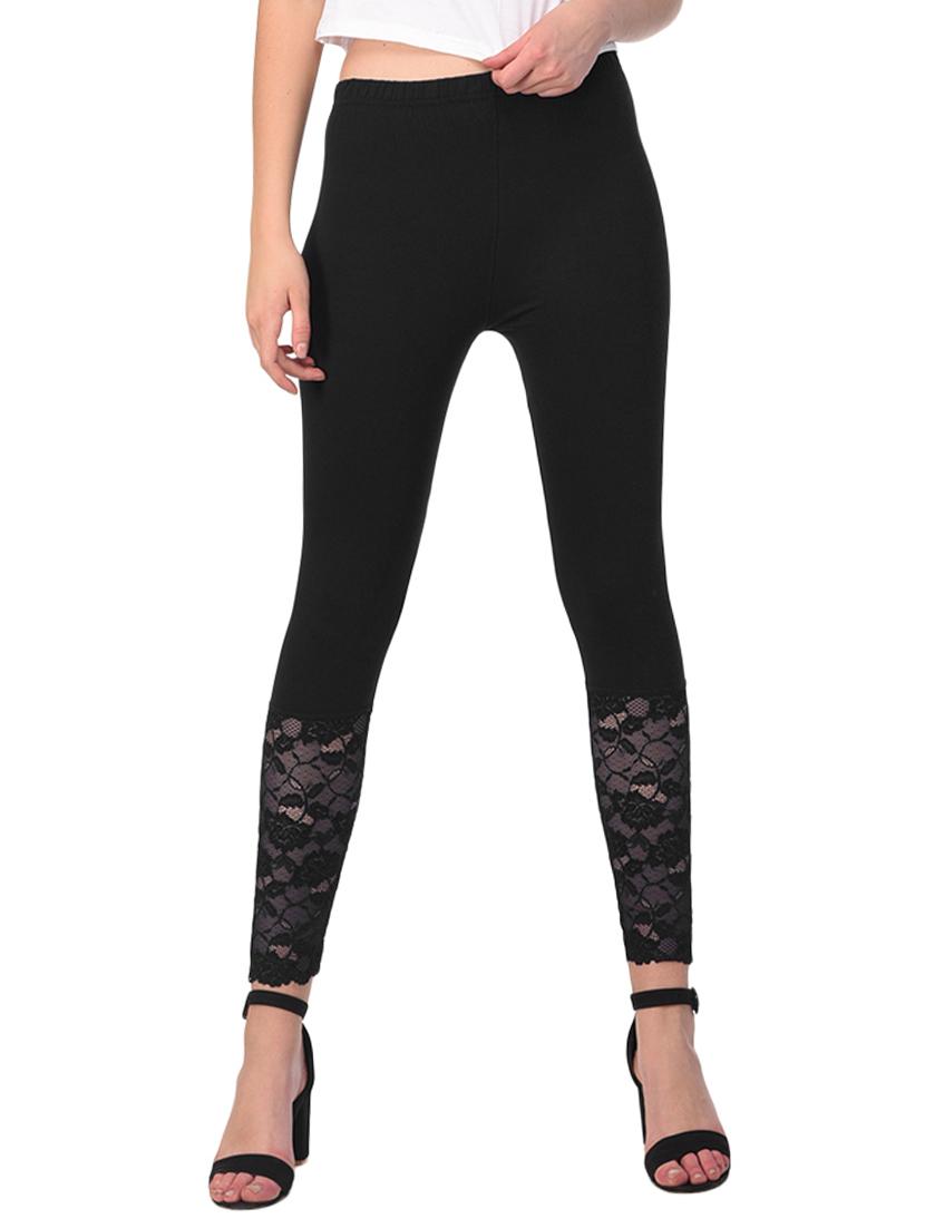 set of 2 multicolored solid leggings - 15260908 - Standard Image - 5