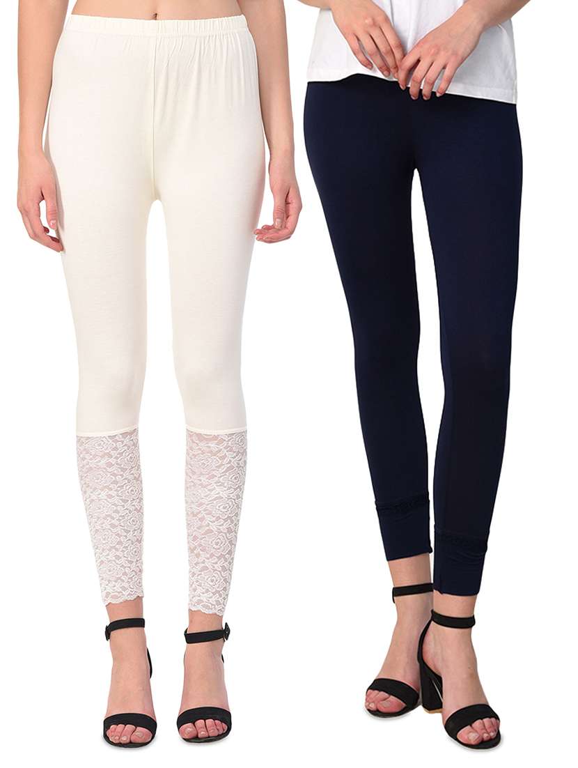 set of 2 multi colored legging - 15260911 - Zoom Image - 0