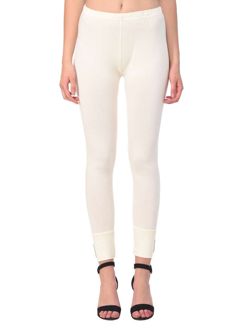 set of 2 multicolored solid leggings - 15260918 - Standard Image - 5