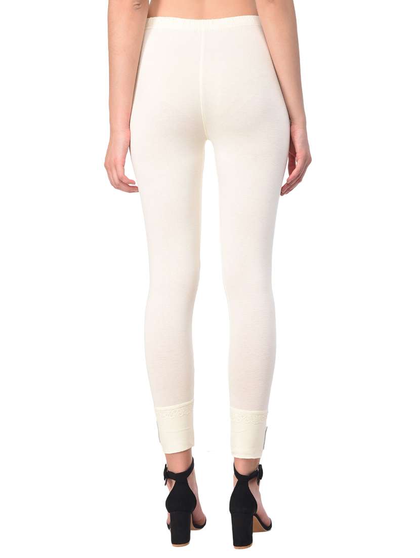 set of 2 multicolored solid leggings - 15260923 - Standard Image - 3