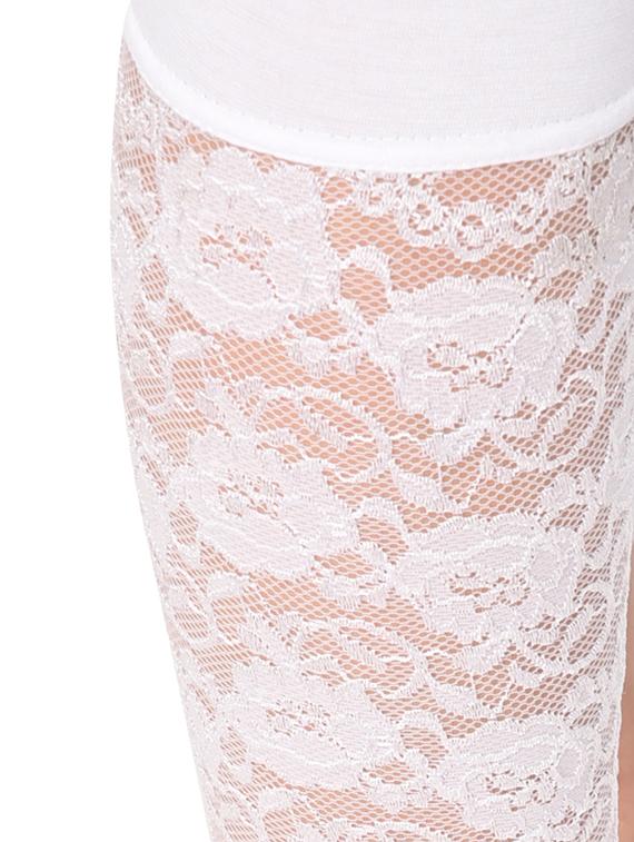 set of 2 white laced legging - 15260926 - Standard Image - 8
