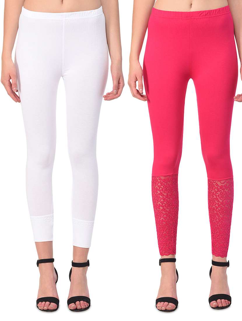set of 2 multi colored legging - 15260934 - Zoom Image - 0