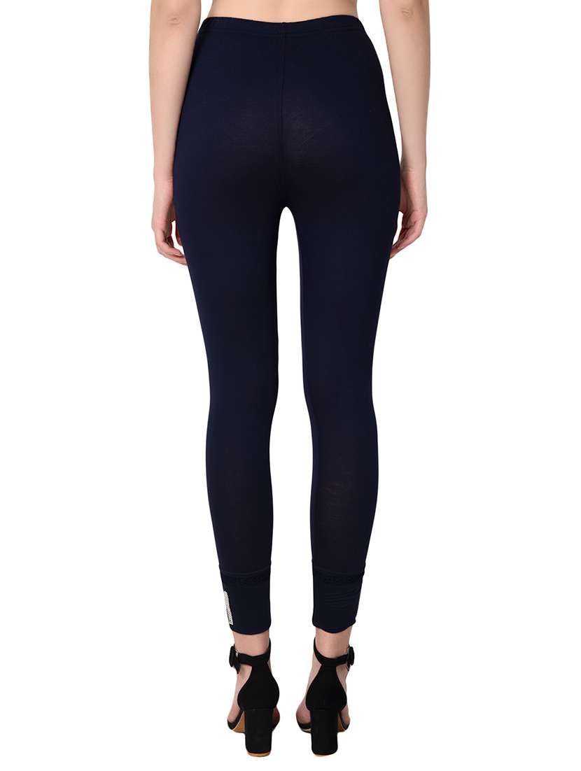 set of 2 multicolored solid leggings - 15260948 - Standard Image - 3