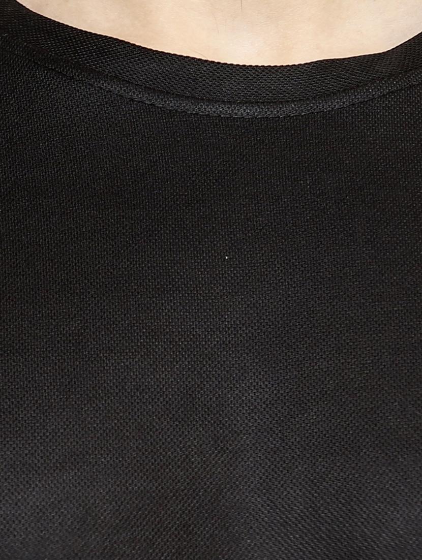 black polyester tshirt - 15261388 - Standard Image - 3