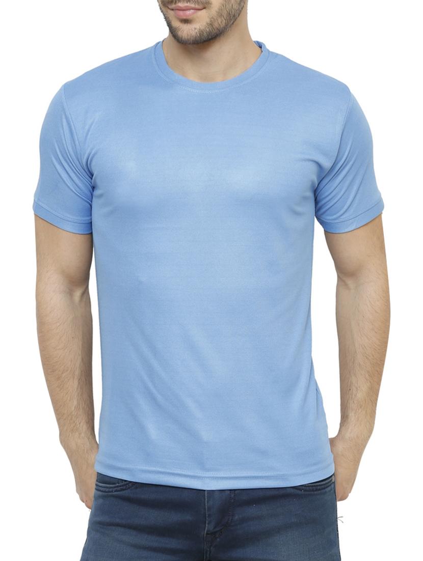 blue polyester tshirt - 15261394 -  Zoom Image - 0