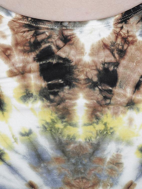 tie and dye boat neck top - 15263432 - Standard Image - 3