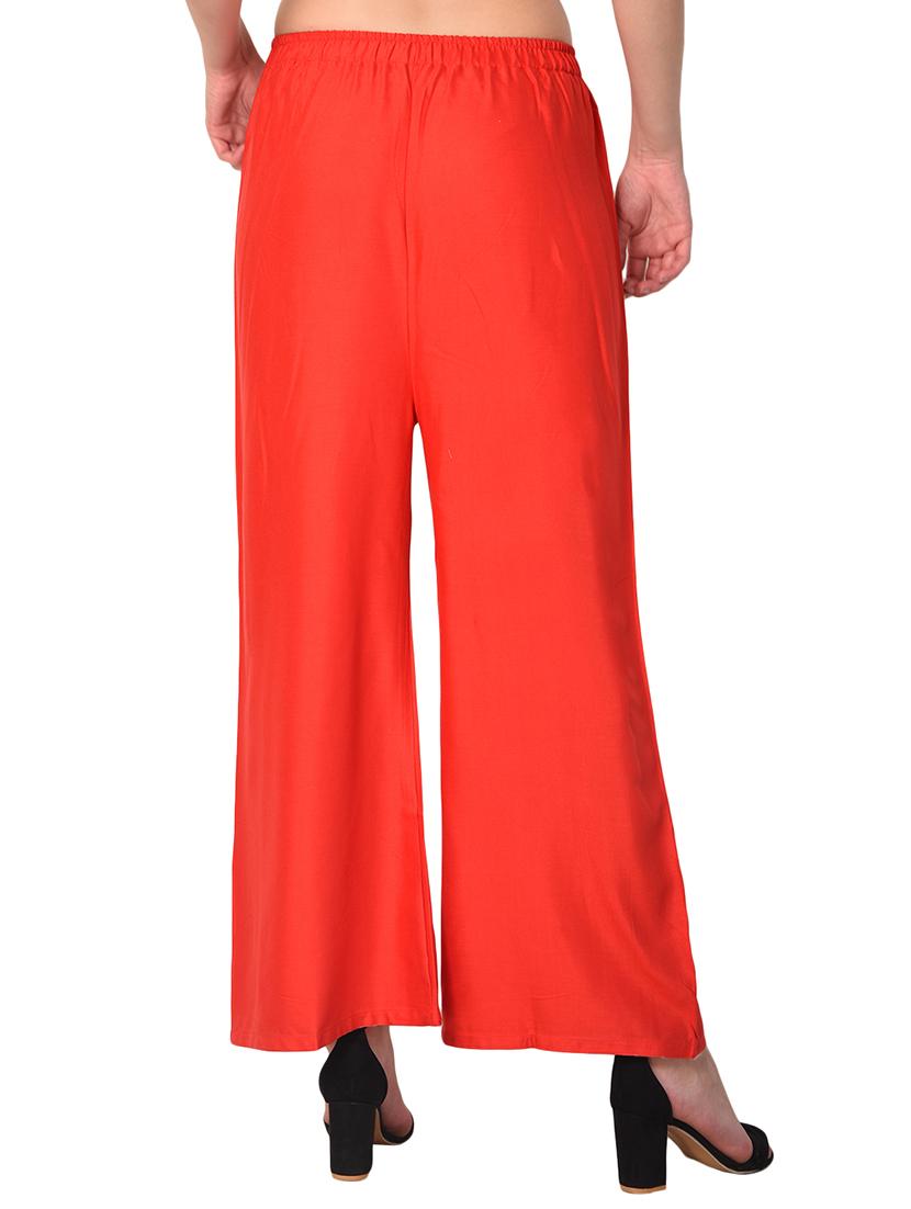 set of 2 multicolored solid palazzos - 15265282 - Standard Image - 3