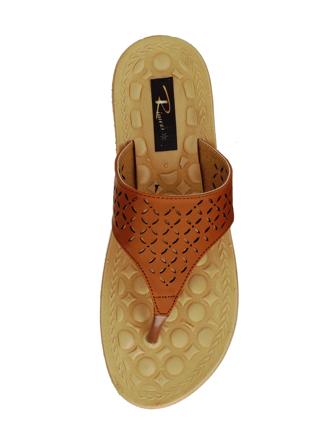 tan open thong sandal - 15266244 - Standard Image - 3