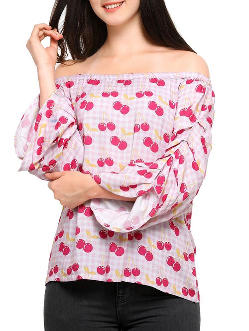 women's straight off shoulder top - 15266353 -  Standard Image - 0