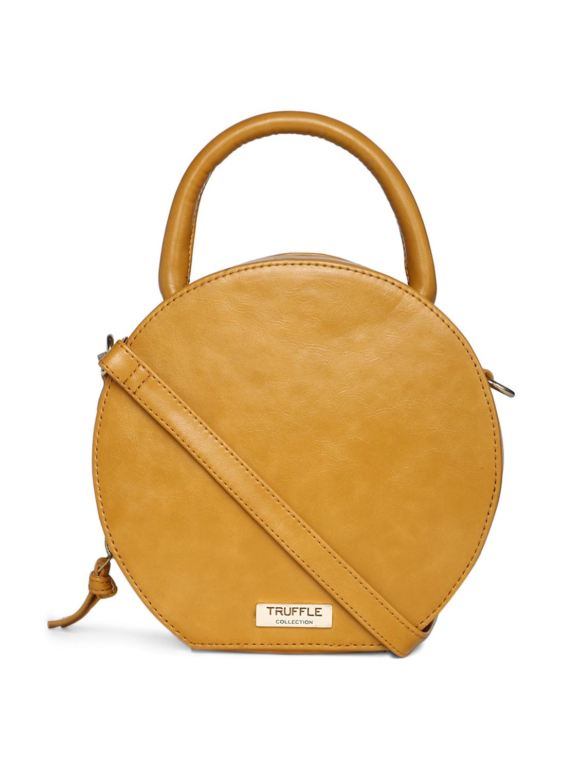 beige leatherette (pu) sling bag - 15270236 - Zoom Image - 0