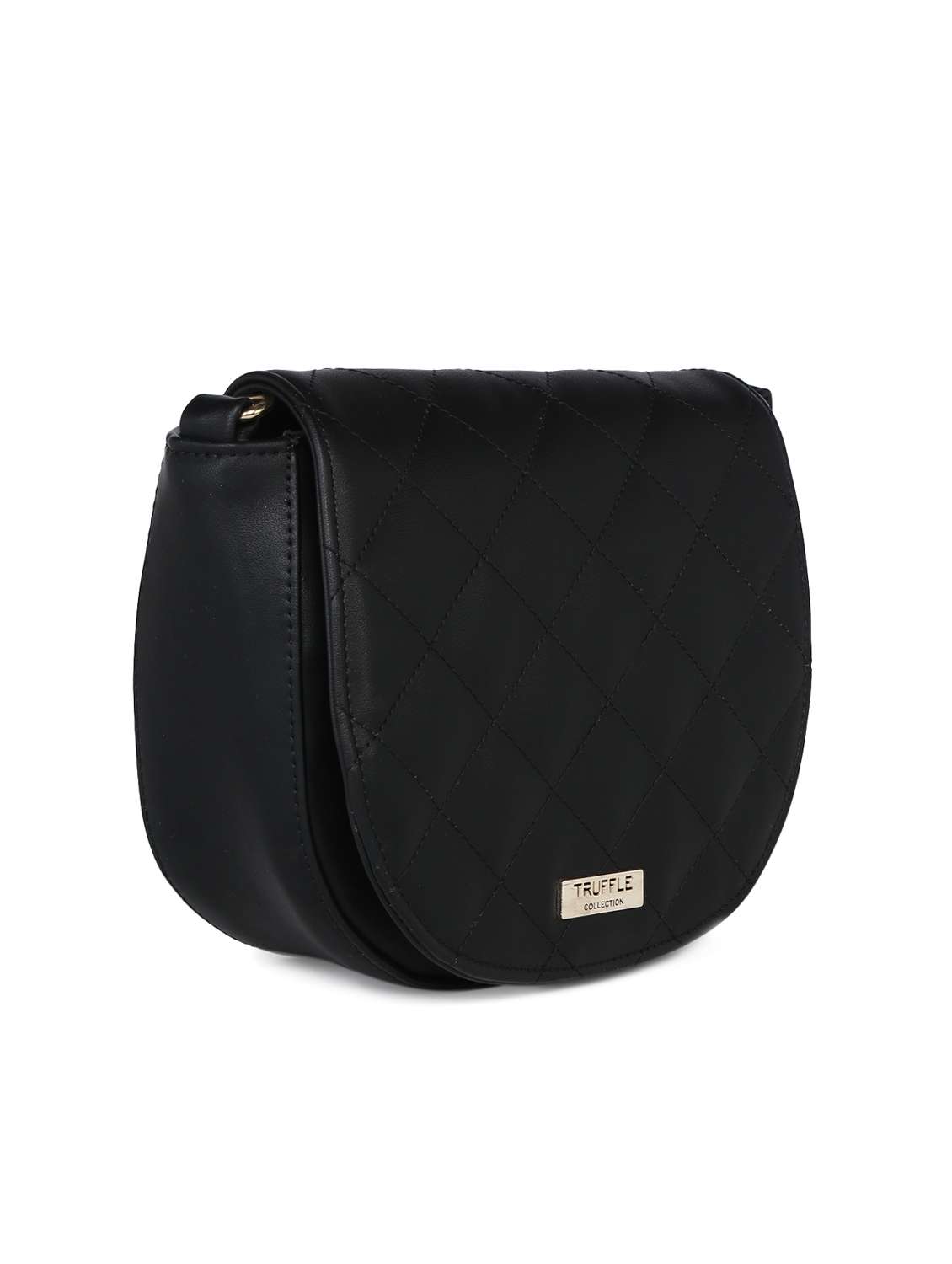 Black Leatherette (pu) Sling Bag - 15270242 -  Standard Image - 3