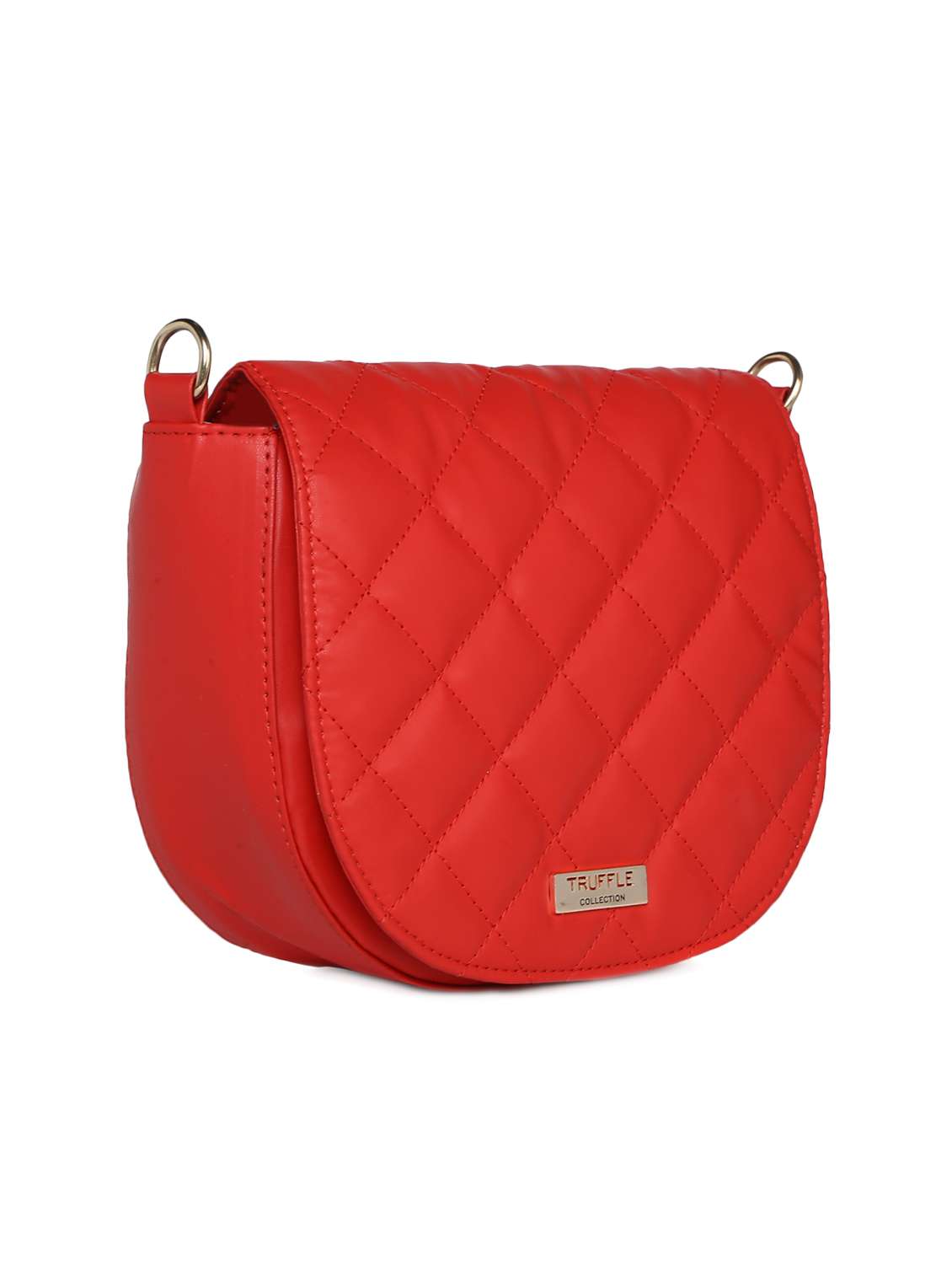 red leatherette (pu) sling bag - 15270243 -  Standard Image - 3
