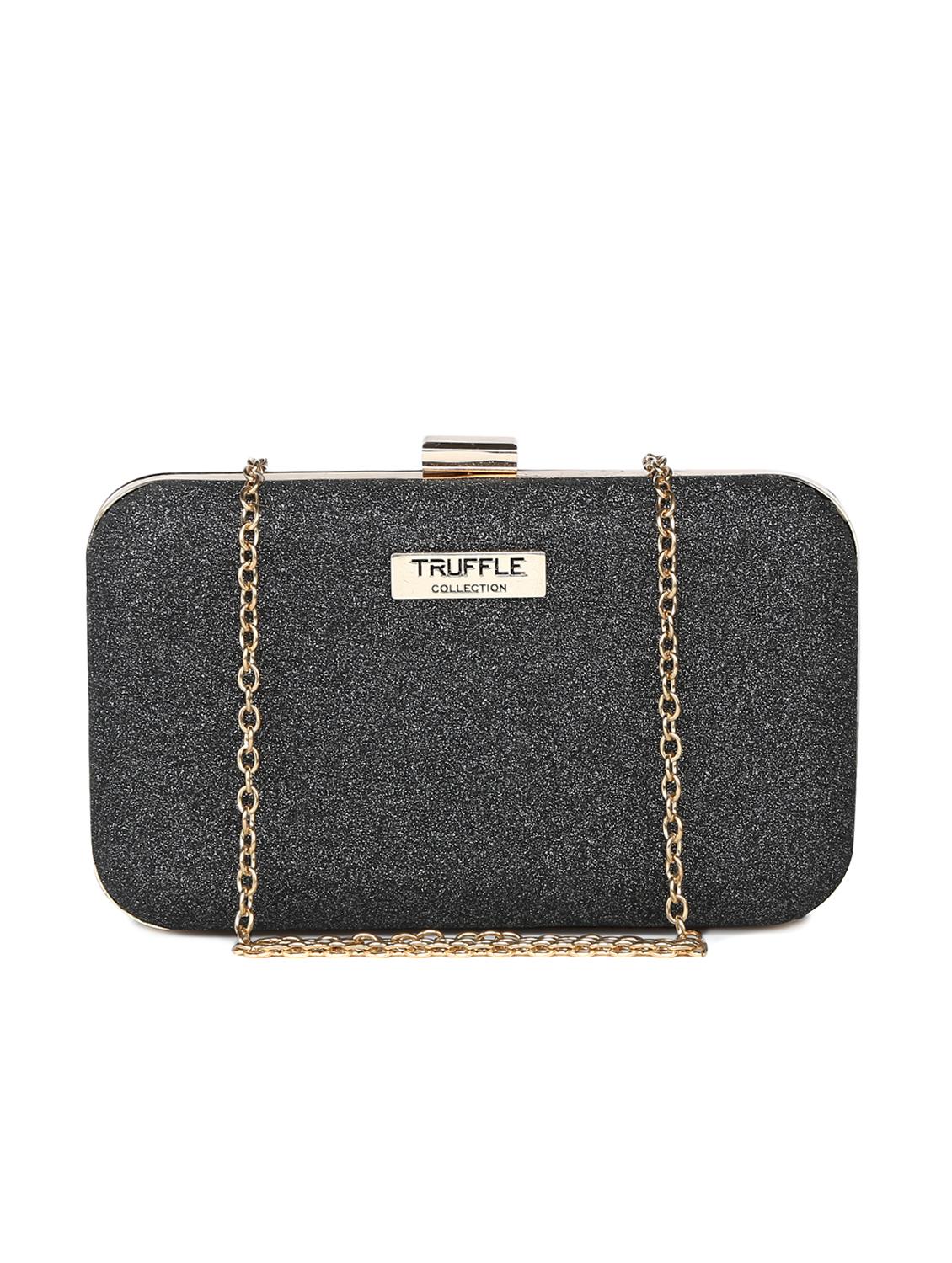 black leatherette (pu) sling bag - 15270251 - Zoom Image - 0