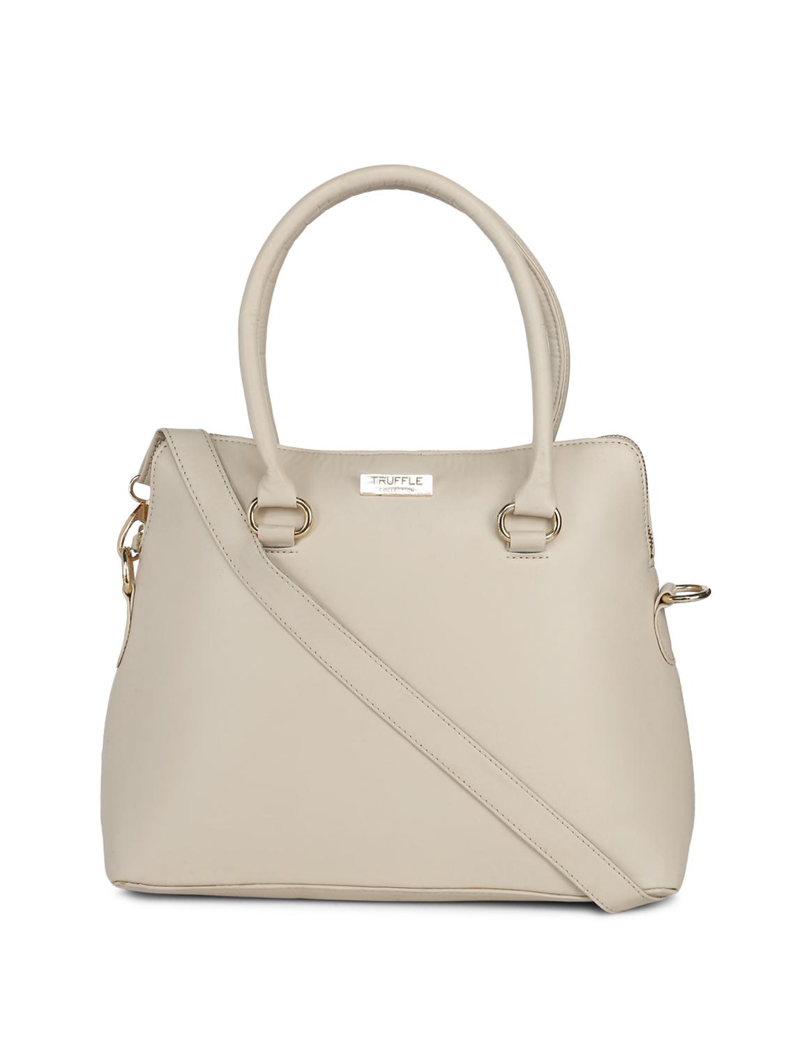 beige leatherette (pu) handbag - 15272174 - Zoom Image - 0