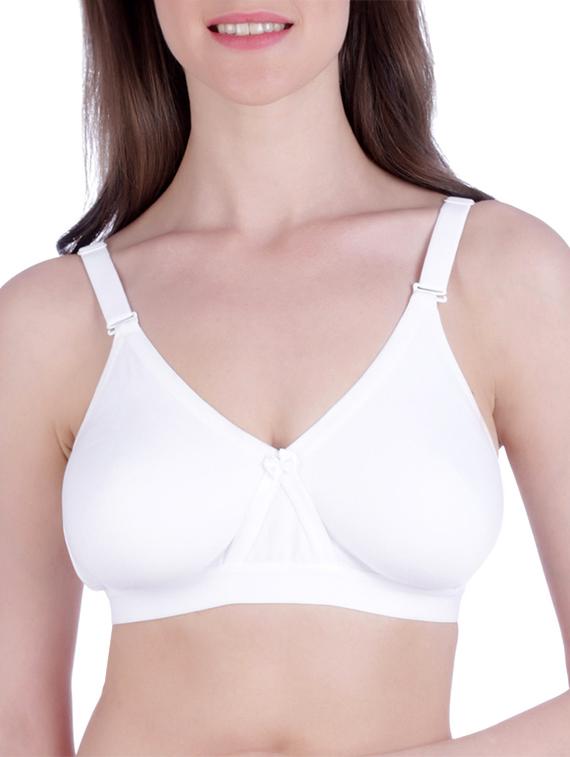 bow patch solid t-shirt bra - 15273268 -  Zoom Image - 0