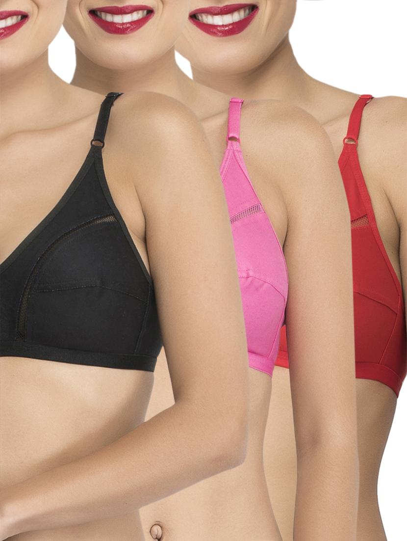 set of 3 cut and sew bra - 15279061 - Zoom Image - 0