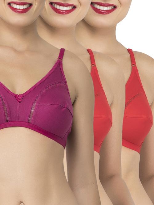 set of 3 mesh insert bra - 15279072 - Standard Image - 0