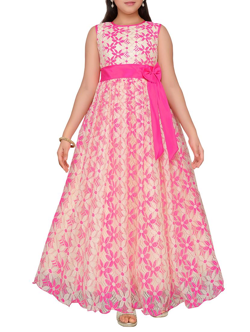 pink net party gown - 15290435 -  Zoom Image - 0