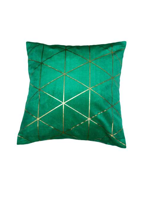 foil print cushion cover - 15293629 -  Standard Image - 0