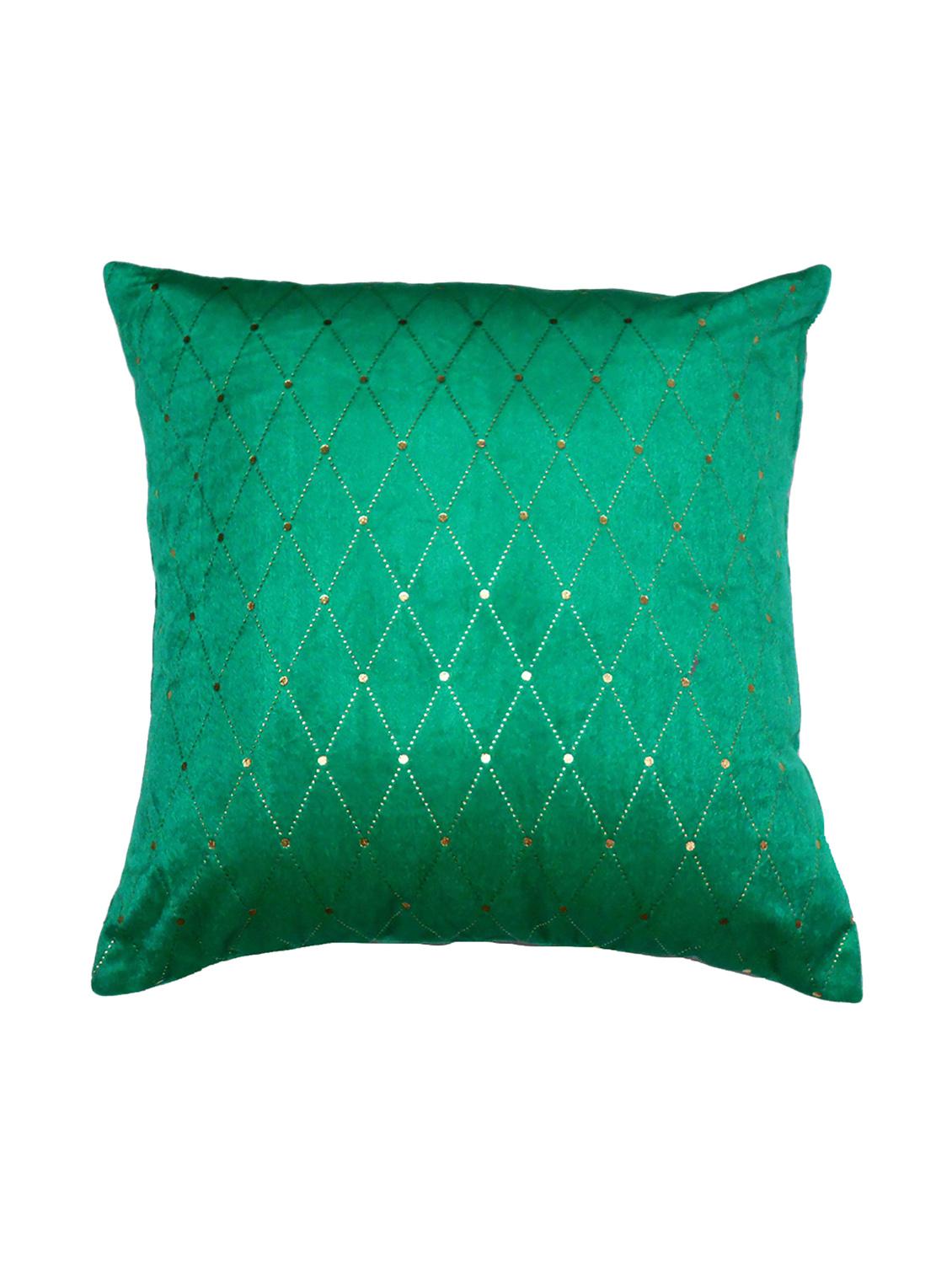 foil print cushion cover