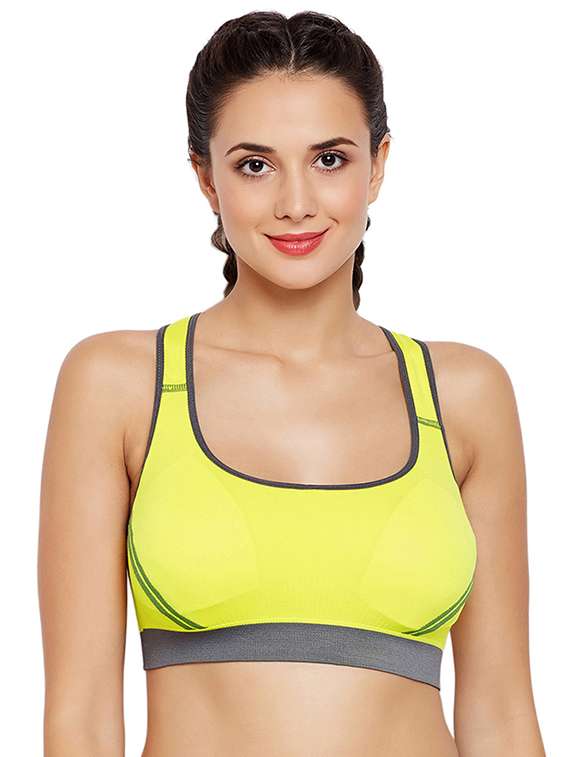 criss-cross back sports bra - 15297130 - Zoom Image - 0