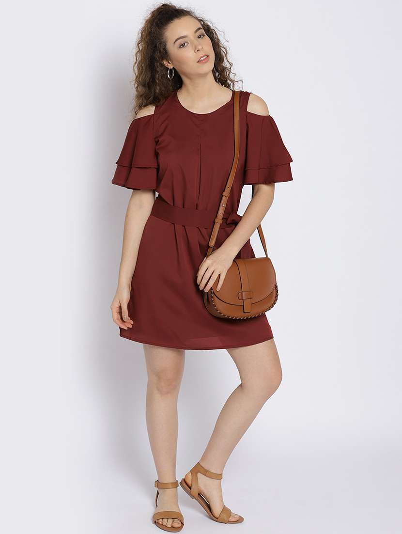 women's  solid dress - 15300783 -  Standard Image - 3