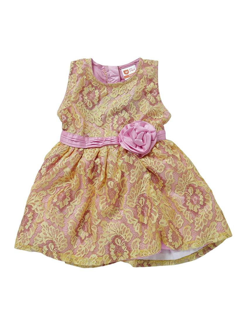 multi colored net frock - 15303231 - Zoom Image - 0