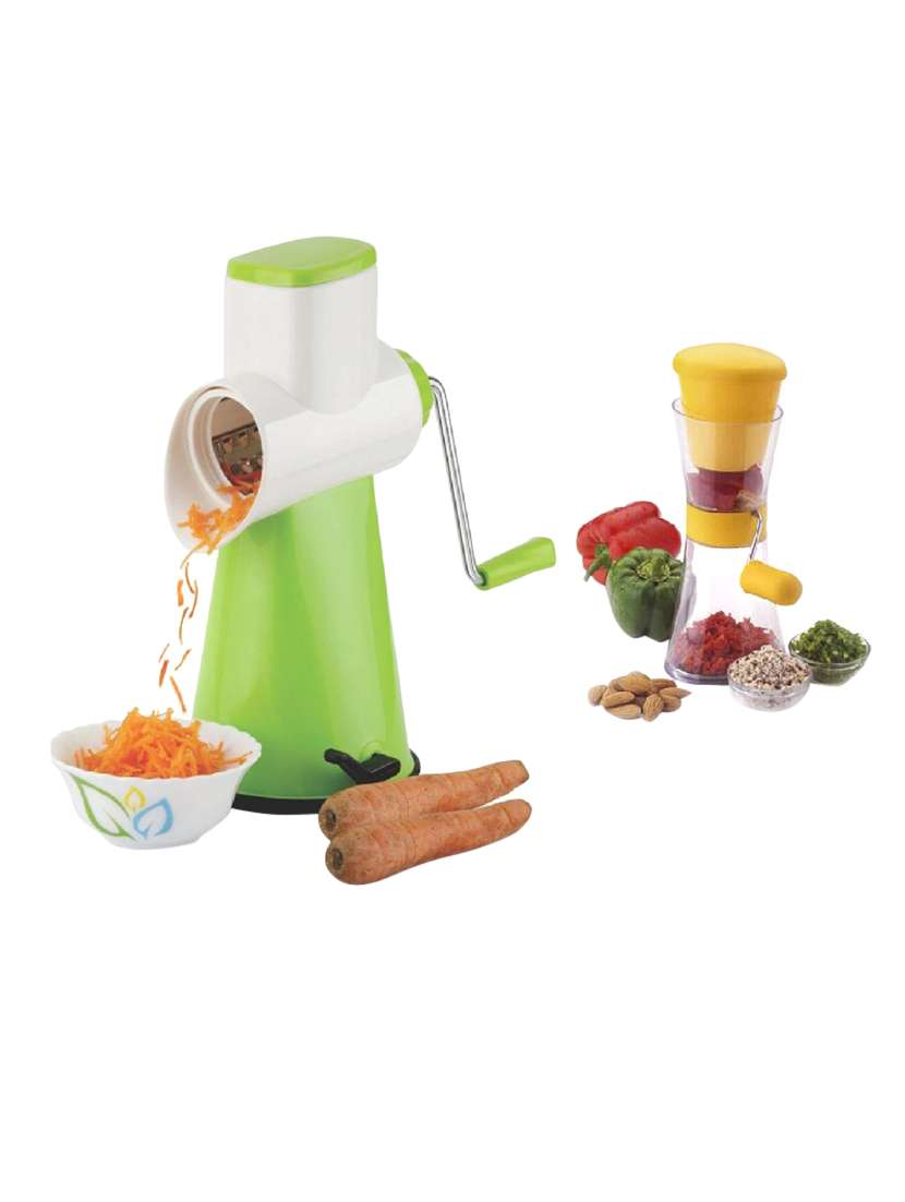 salad maker, fruit cutter, chipser, vegetable and fruit slicer + 1 pc chilli garlic onion cutter chopper