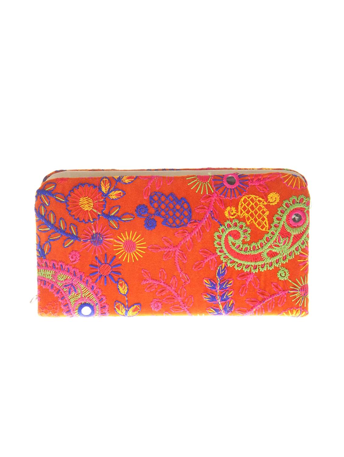 orange cotton polyester blend wallet - 15304667 - Zoom Image - 0