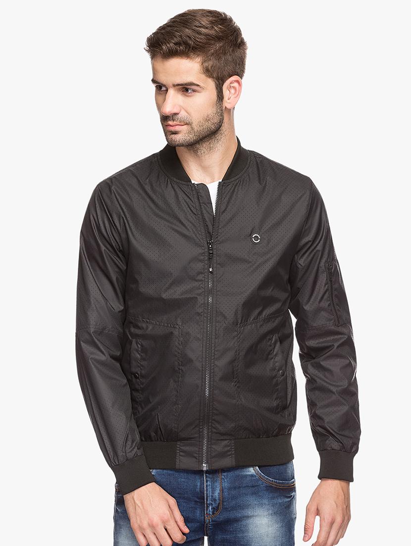 black nylon casual jacket - 15308199 - Zoom Image - 0