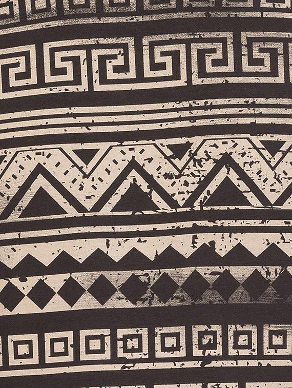 black cotton all over print sweatshirt - 15308249 - Standard Image - 3