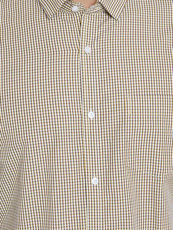 yellow cotton casual shirt - 15316035 -  Standard Image - 3