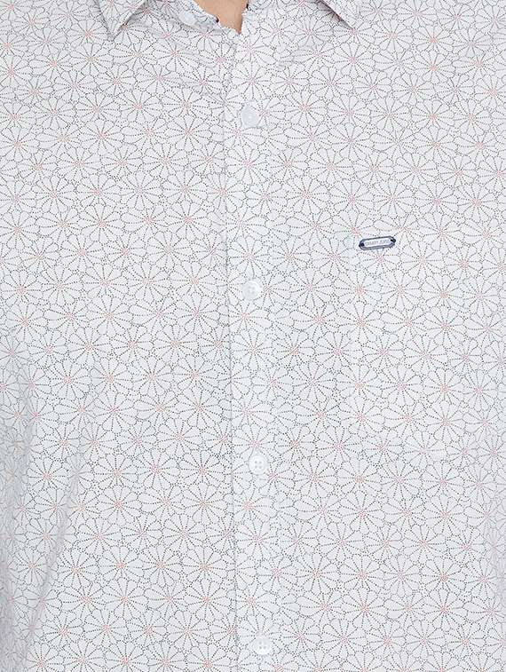 white cotton casual shirt - 15316043 -  Standard Image - 3