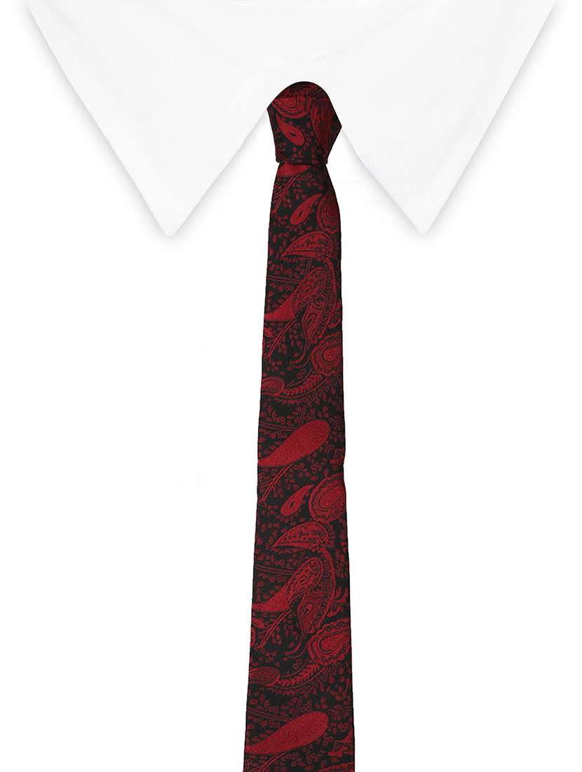 red micro fiber tie - 15326492 -  Standard Image - 3