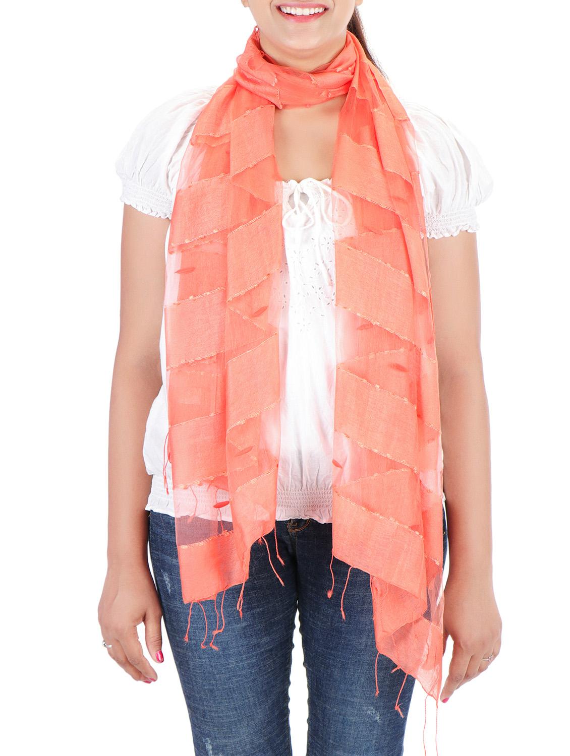 scarf with stripes - 15328344 - Zoom Image - 0