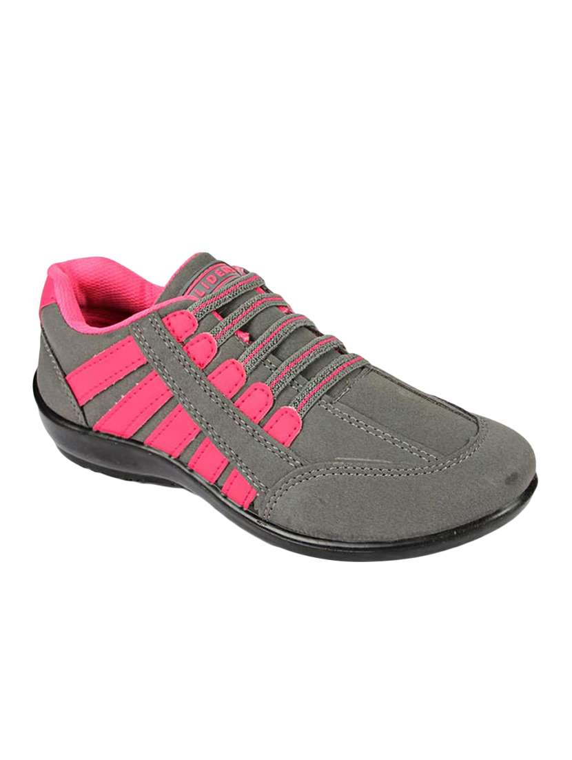pink slip on sports shoe