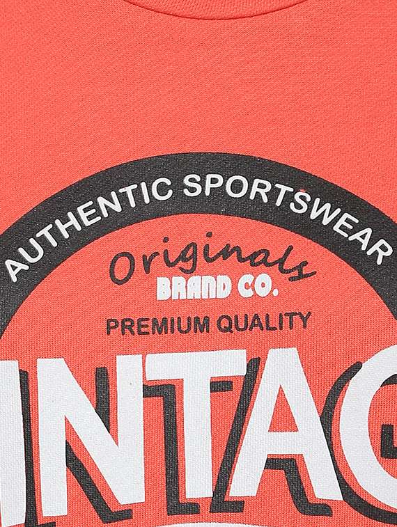 slogan printed sweatshirt - 15330316 -  Standard Image - 3