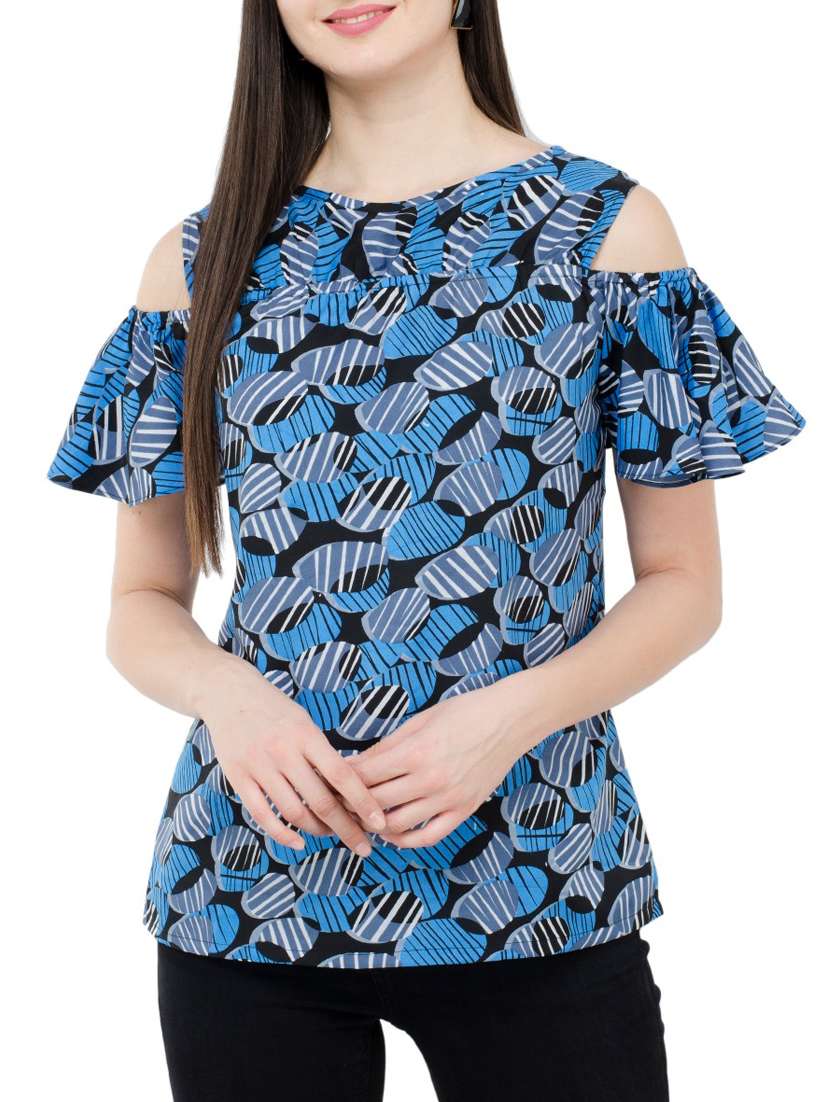 women's straight round neck top - 15331427 -  Zoom Image - 0