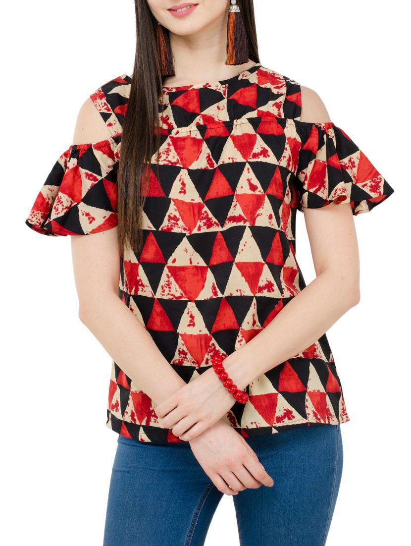 women's a line round neck top - 15331446 - Zoom Image - 0