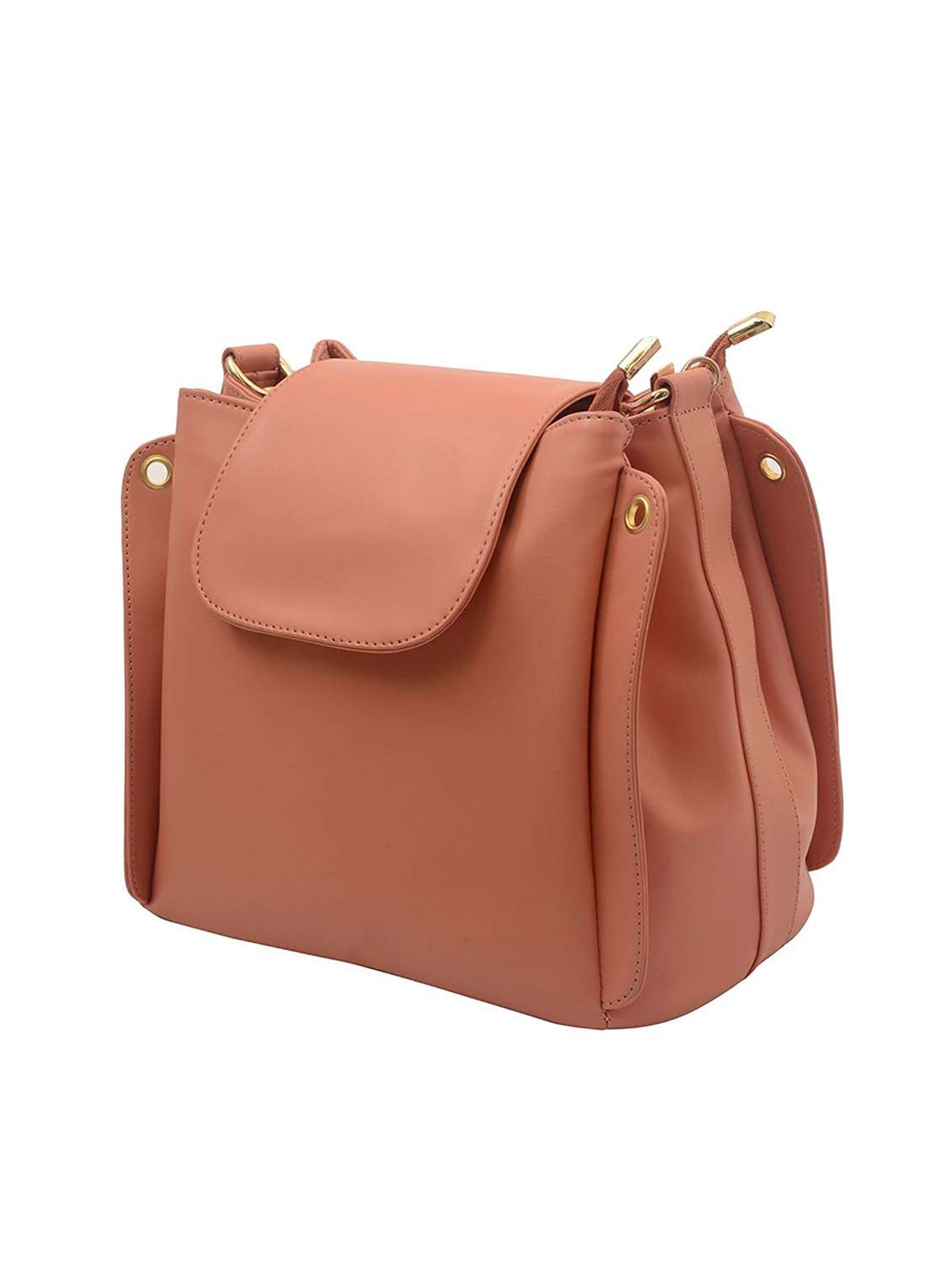pink leatherette regular sling bag - 15333925 - Zoom Image - 0