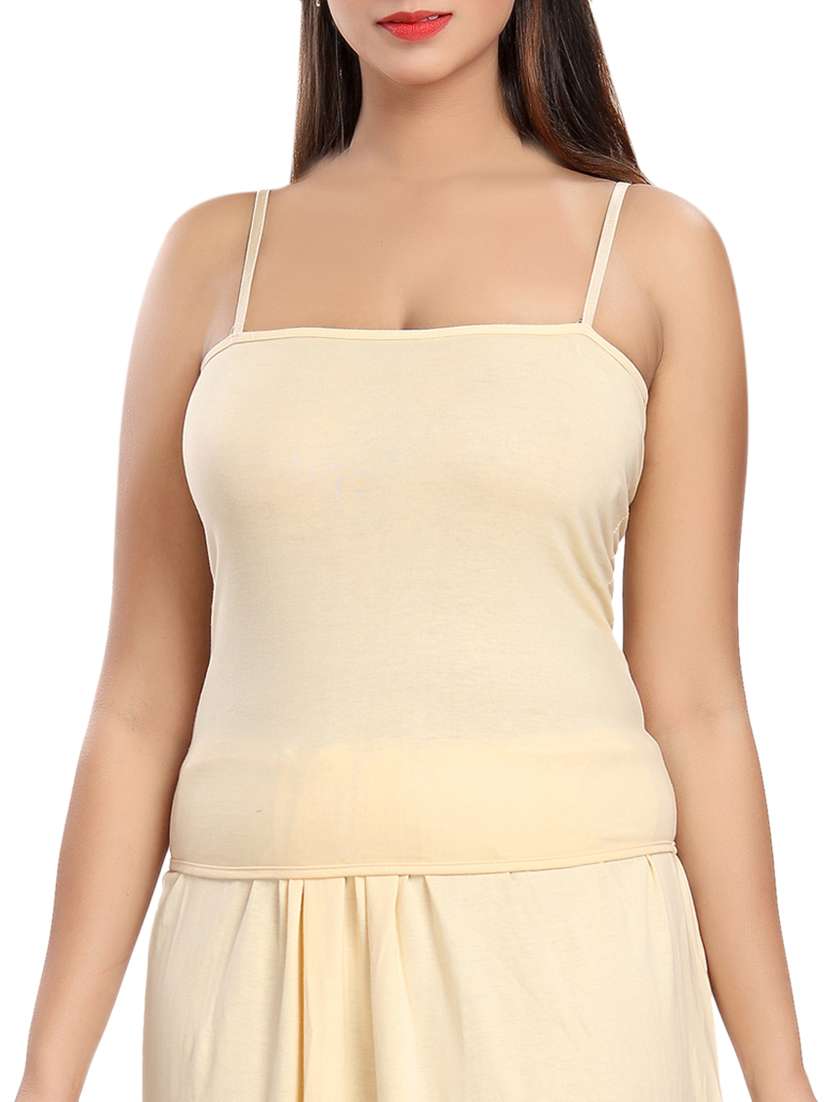 beige cotton camisole