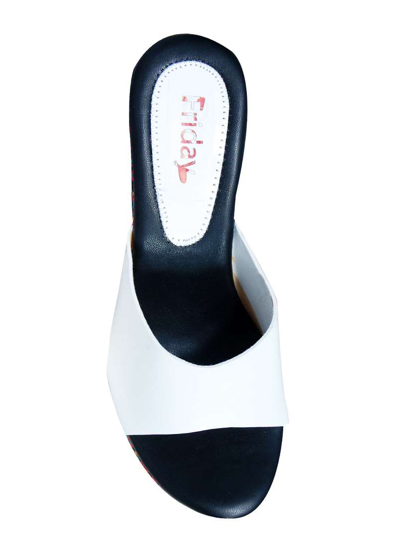 white slip on wedge - 15338219 -  Standard Image - 3